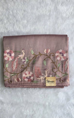 Tissue Pale Pink Saree