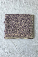 Lucknowi Lavender Chanderi Saree