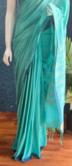 Bengal Green Cotton Saree