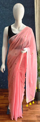 Bengal Pale Pink Cotton Saree