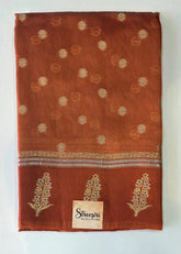 Raw Mango Honey Semi Silk Saree