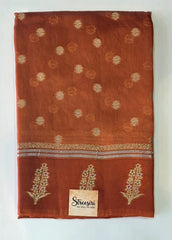 Raw Mango Honey Semi Silk Saree
