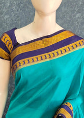 Semi silk Blue Navy blue