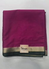 Small Border Crepe Silk Pink Green
