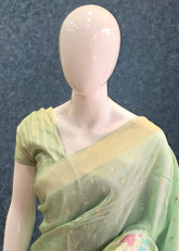 Tussar Silk Light Green