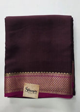 Pure Mysore Silk Brown Pink