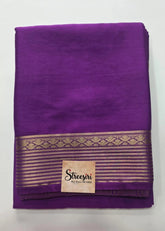 Crepe Plain Purple Gold