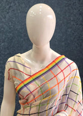 Bengal Cotton White Checks