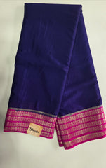 Crepe Contrast Blue & Pink