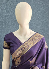 Matka Silk Navy Blue