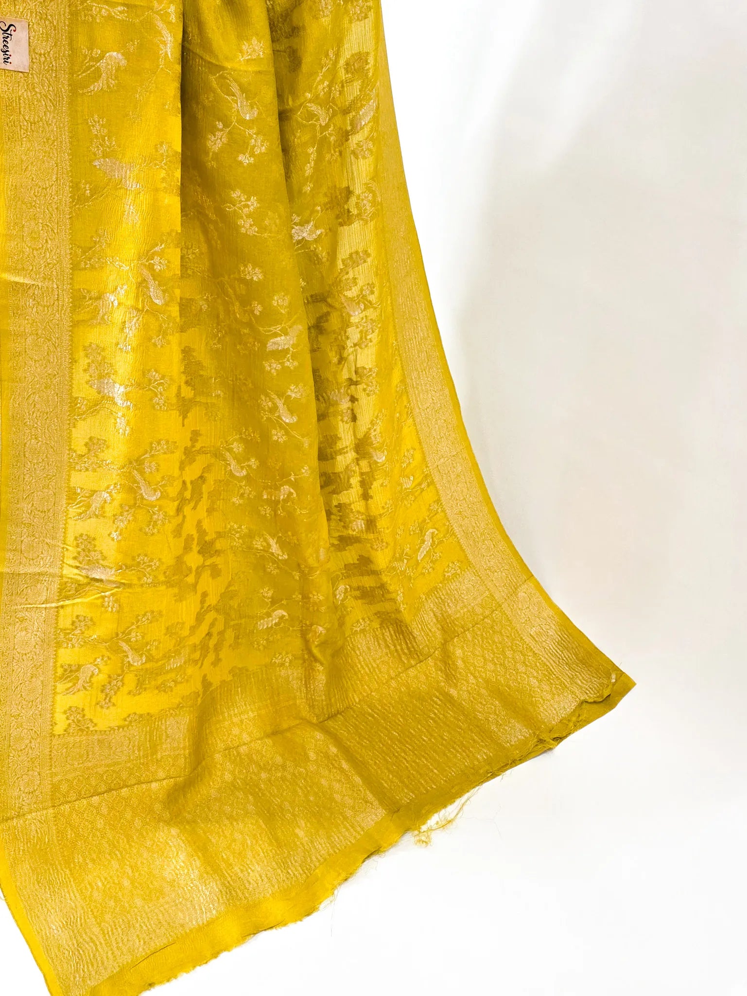 Premium Matka Silk - Yellow