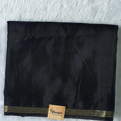 Viscose Black Elephant Motif