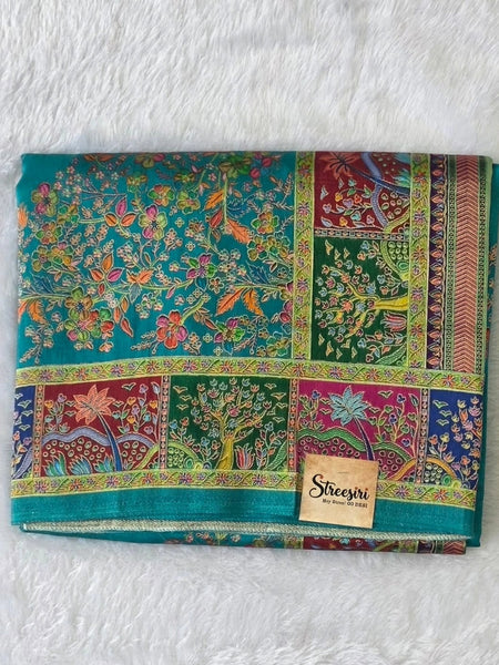 Floral  Kani Silk Saree