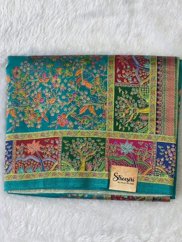 Floral  Kani Silk Saree
