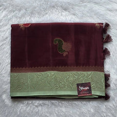 Contrast Semi Silk Sarees