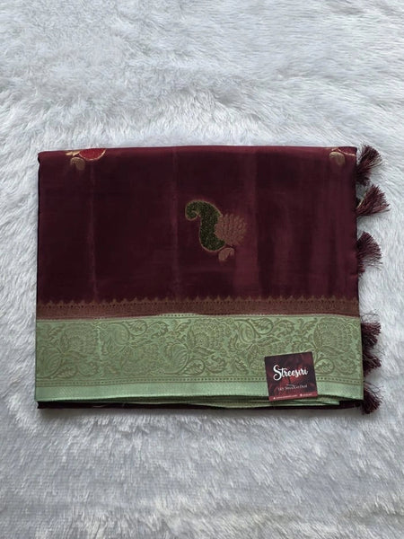 Contrast Semi Silk Sarees