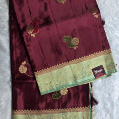 Contrast Semi Silk Sarees