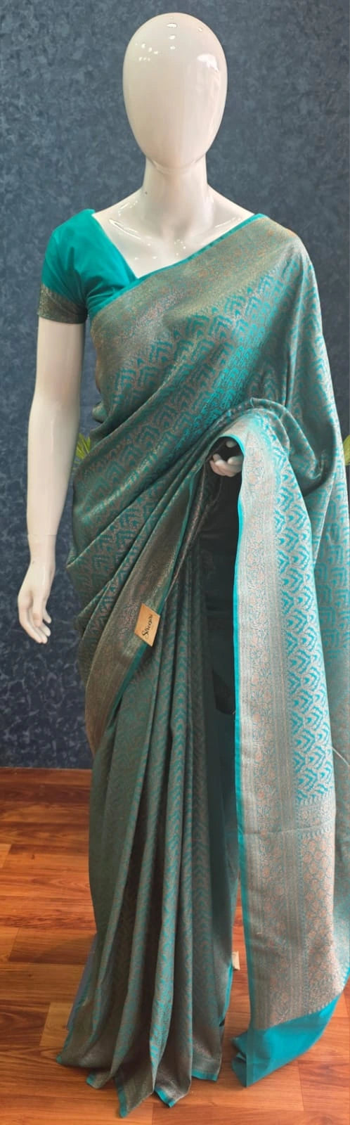 Brocade Banarasi -Green
