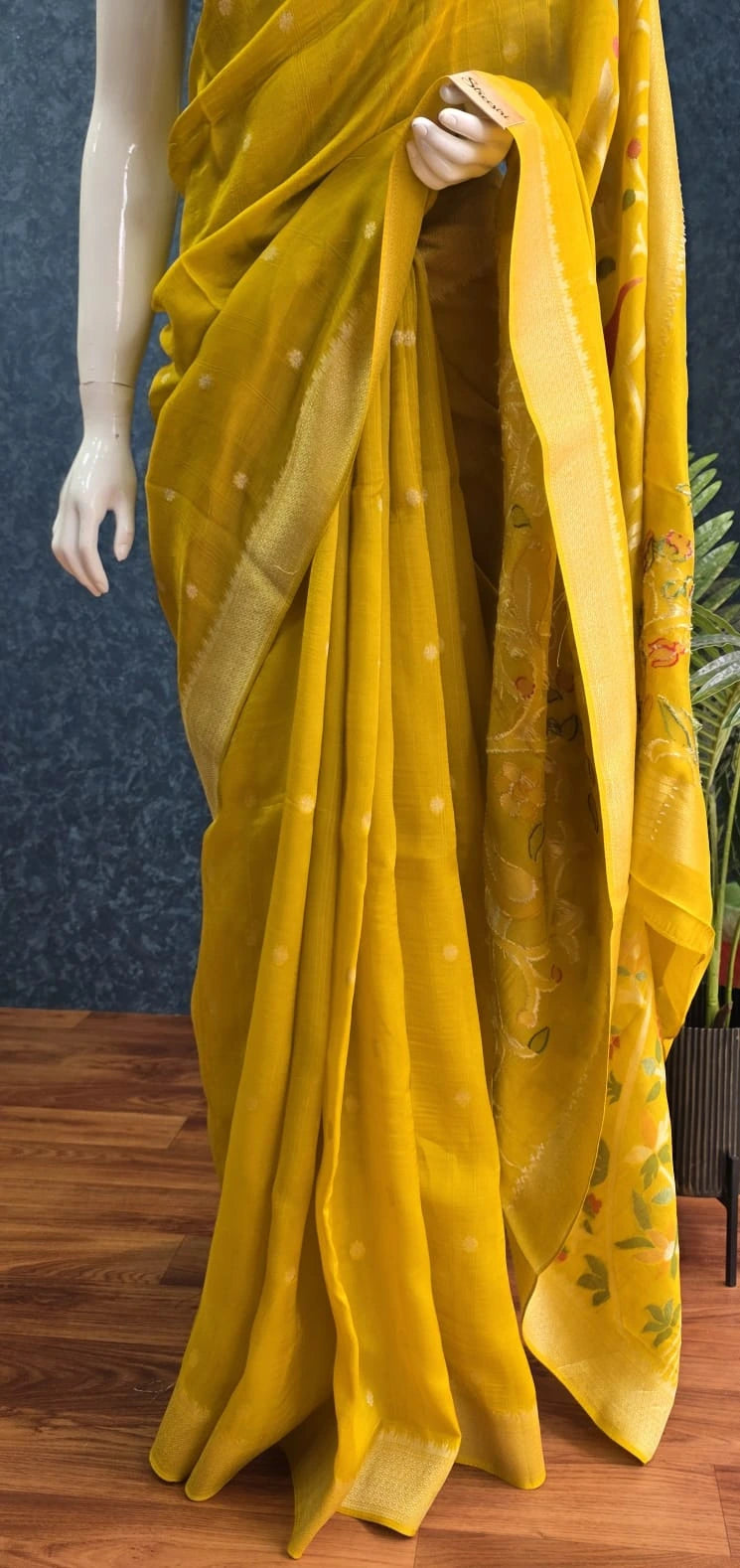 Tussar Meena Yellow