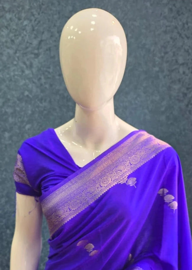 Pani Silk Royal Blue