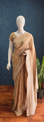Tussar Gorgette - Beige