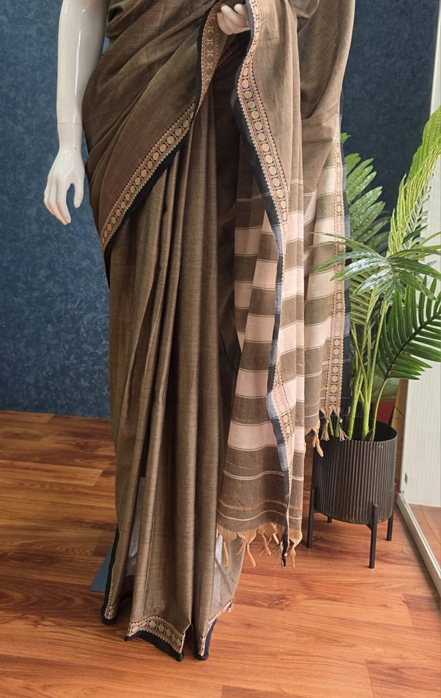 Narayanpet Cotton - Dark Grey