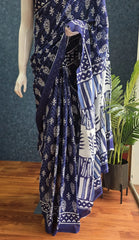 Jaipur Cotton - Blue and White