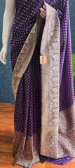 Banarasi Crepe Purple