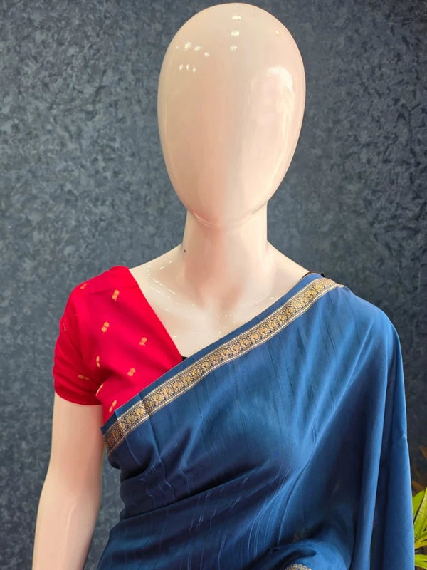Bentex Contrast Viscose Saree