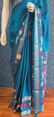 Soft Silk- Elephant - Blue