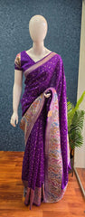 Bandhani - Purple