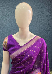 Bandhani - Purple