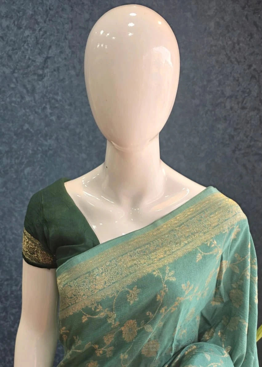 Premium Matka Silk - Green