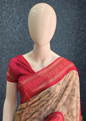 Pen Kalamkari -  Pink Cream