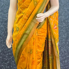 Jamdani Ikkat Saree