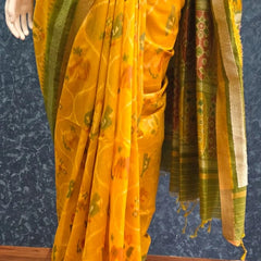 Jamdani Ikkat Saree