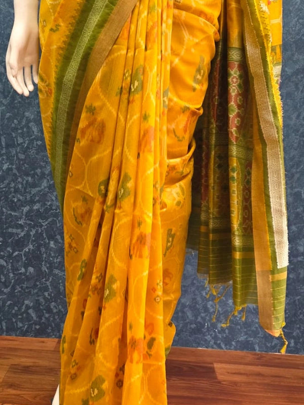 Jamdani Ikkat Saree