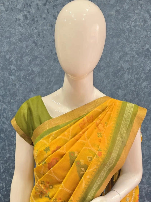 Jamdani Ikkat Saree