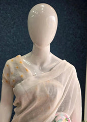 Pure Linen - Floral White