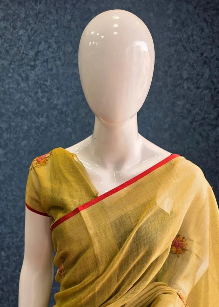 Linen-hand  embroidery