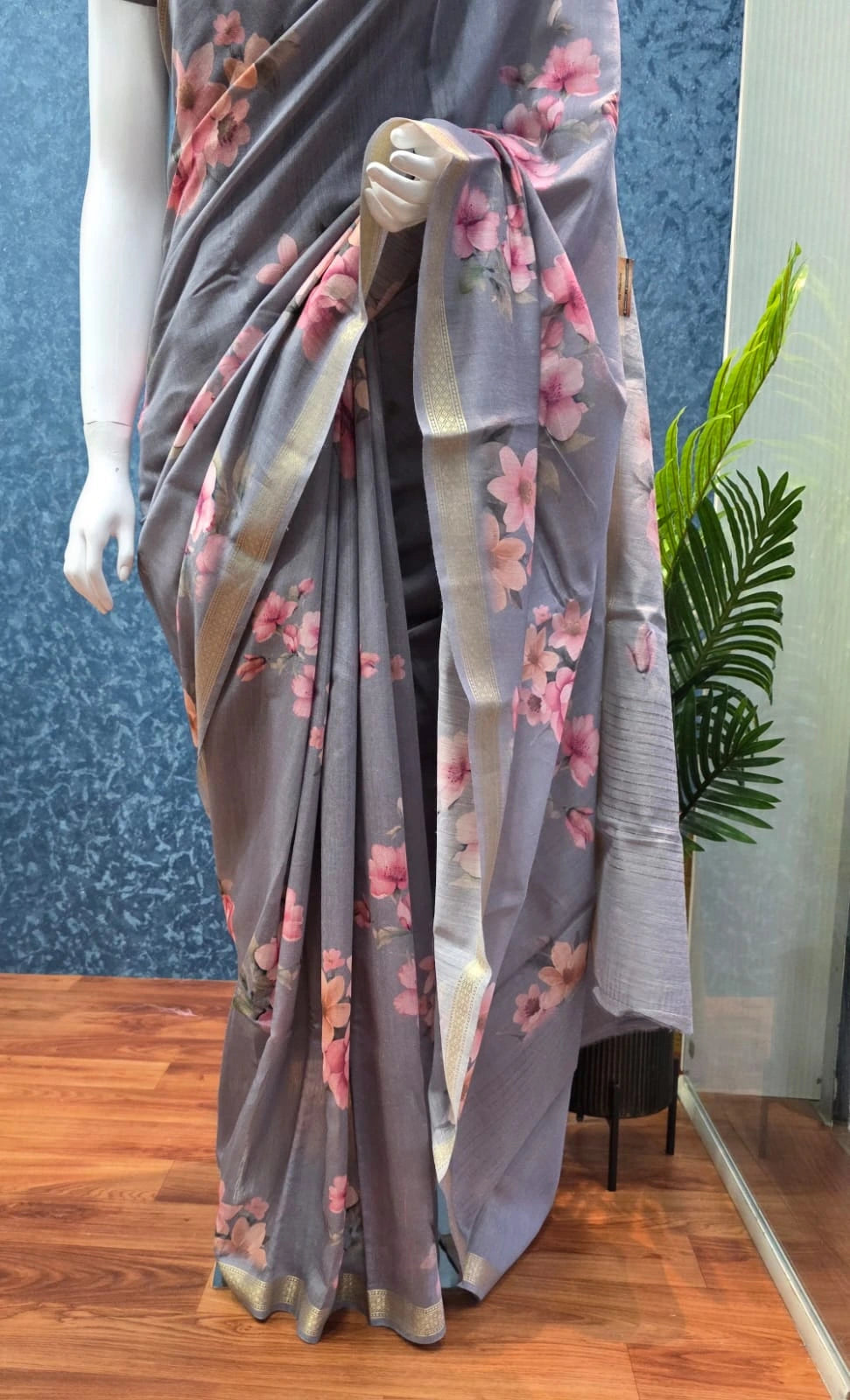 Pure Munga Silk  - Grey