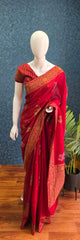 Tussar Antique - Orange