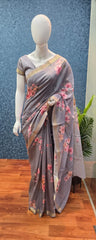 Pure Munga Silk  - Grey