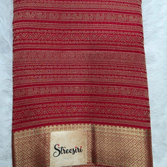 Pure Mysore Crepe Silk Saree ( silk mark certified )