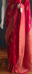 Semi Matka Silk - Rani Pink