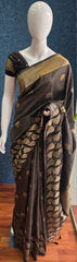 Dola Silk- Leaf Black