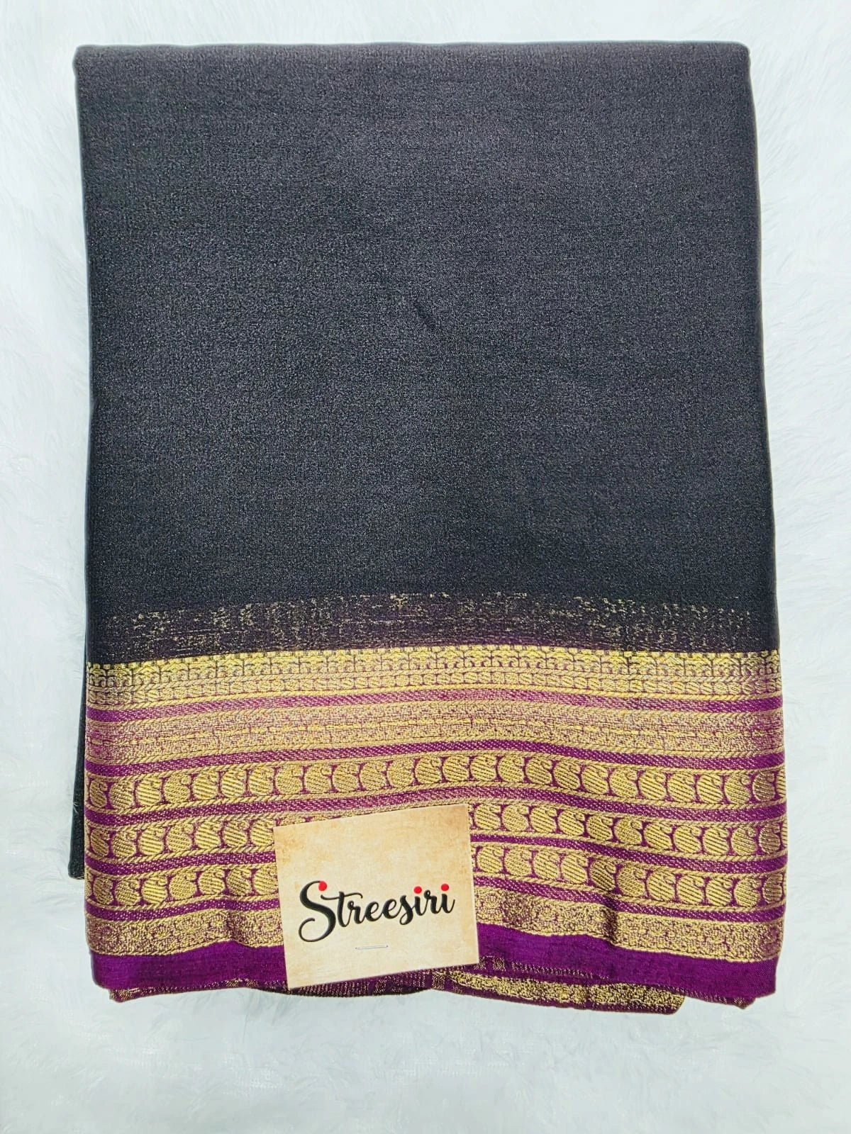 Mango crepe - Black purple