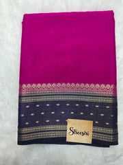 Crepe Butta -  Pink Navy Blue