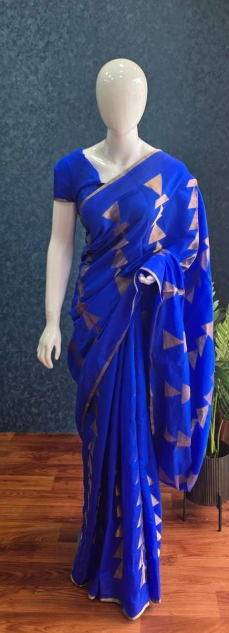 Semi Silk- Royal Blue