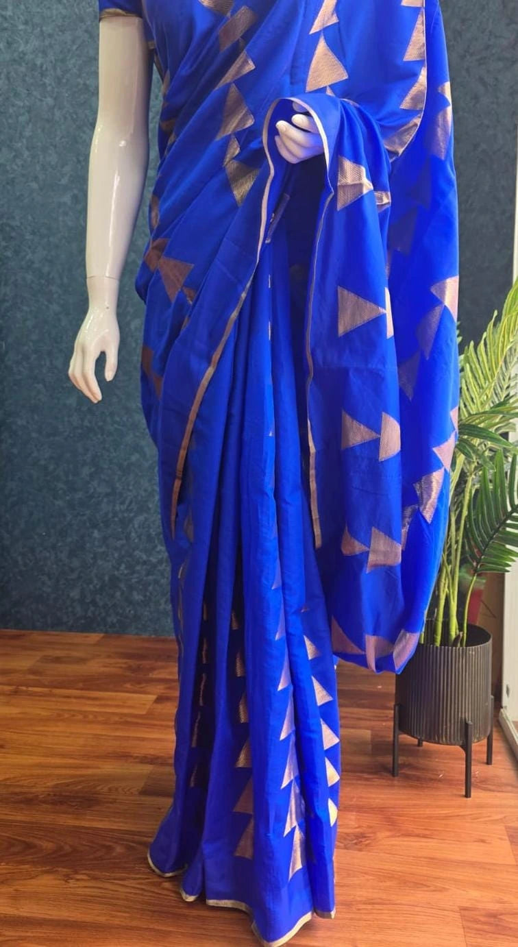 Semi Silk- Royal Blue